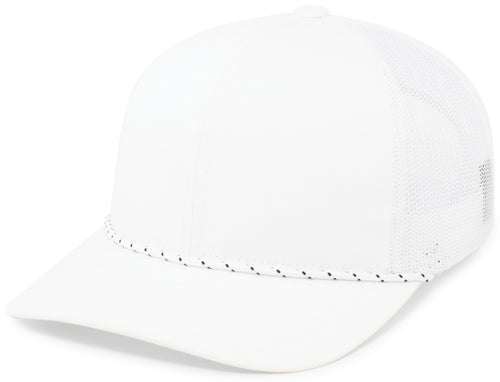 Pacific Headwear 104BR Trucker Snapback Braid Cap