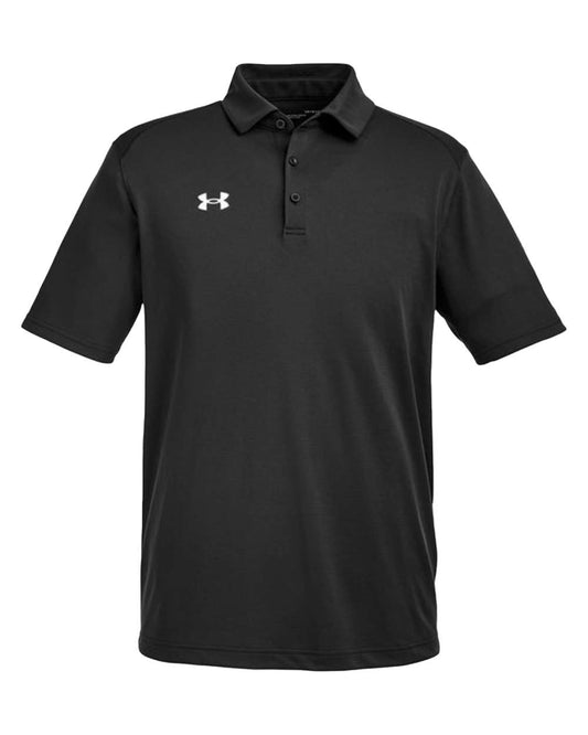 Under Armour 1370399 Men's Tech™ Polo - Black/ White
