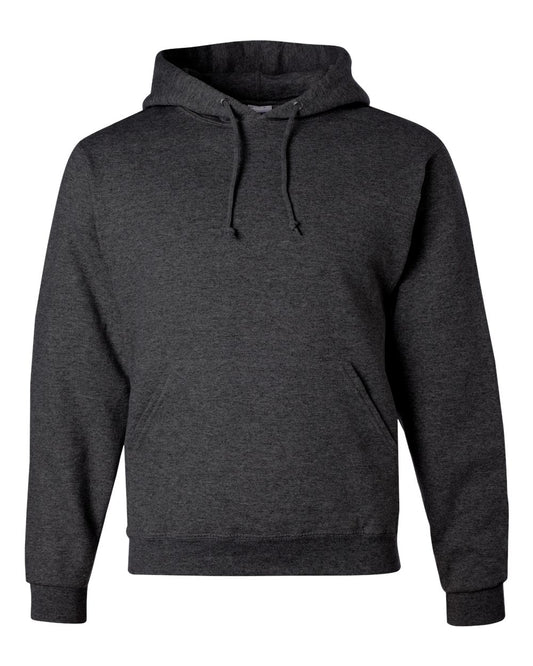 JERZEES 996MR Unisex NuBlend® Hooded Sweatshirt - Black Heather