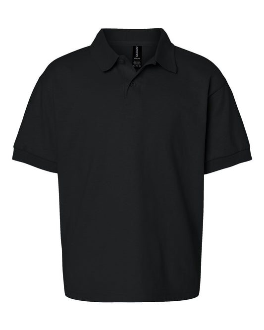 Gildan 8800B Youth DryBlend® Jersey Polo - Black