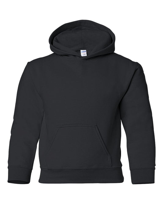 Gildan 18500B Youth Heavy Blend™ Hooded Sweatshirt - Black