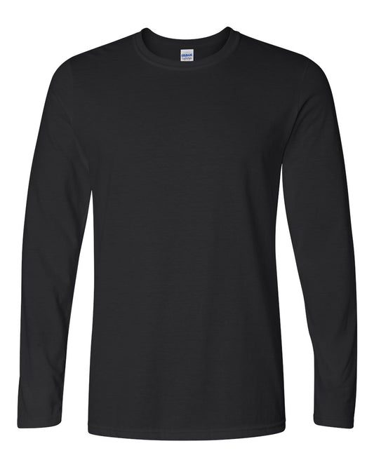 Gildan 64400 Unisex Softstyle® Long Sleeve T-Shirt - Black
