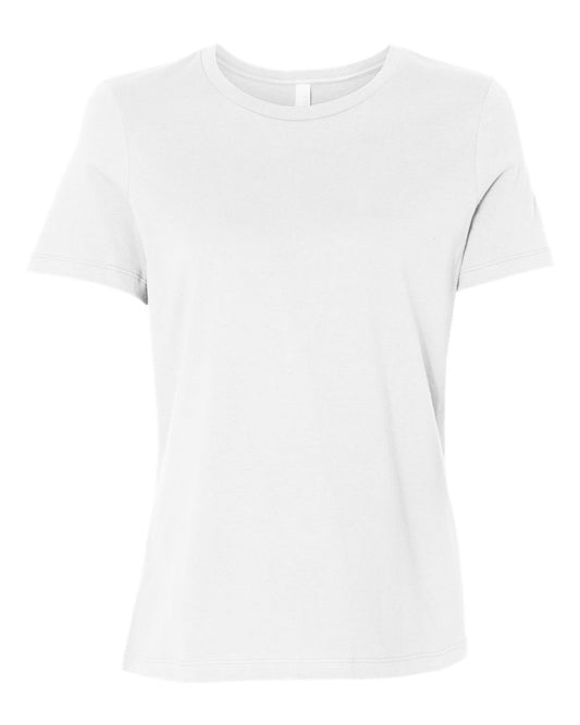 BELLA + CANVAS 6400 Women’s Relaxed Jersey Tee - White