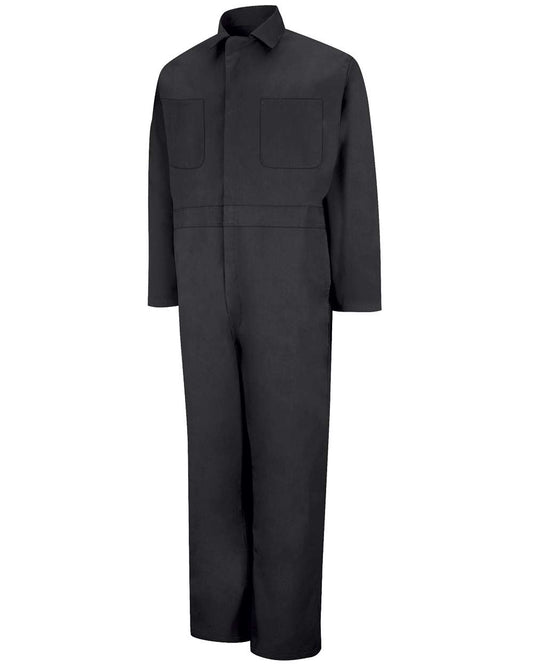 Red Kap CT10 Men's Twill Action Back Coverall - Black