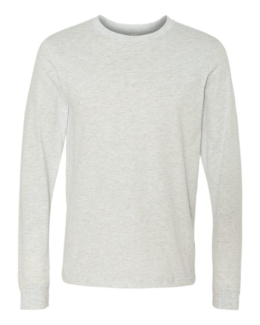 BELLA + CANVAS 3501 Unisex Jersey Long Sleeve Tee - Ash