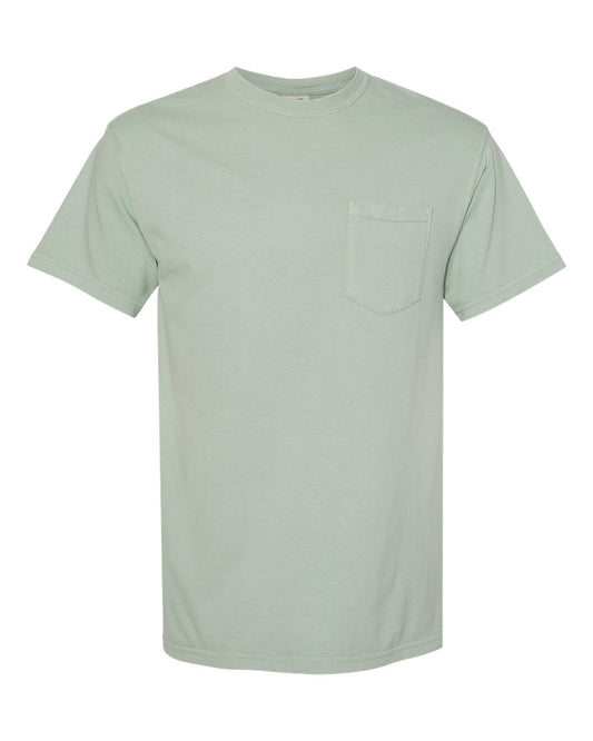 Comfort Colors 6030 Unisex Garment-Dyed Heavyweight Pocket T-Shirt - Bay