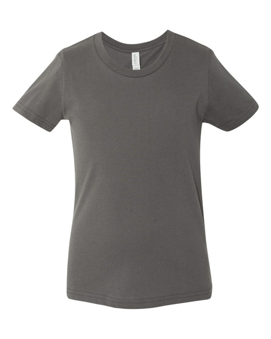 BELLA + CANVAS 3001Y Youth Jersey Tee - Asphalt