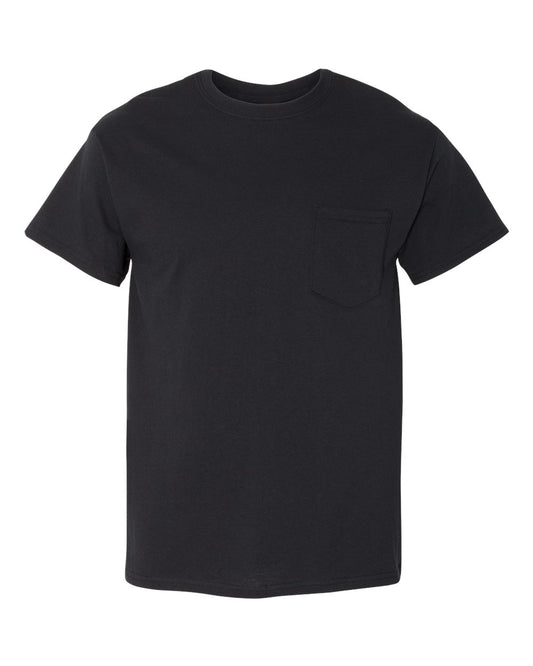 Gildan 5300G Unisex Heavy Cotton™ Pocket T-Shirt - Black