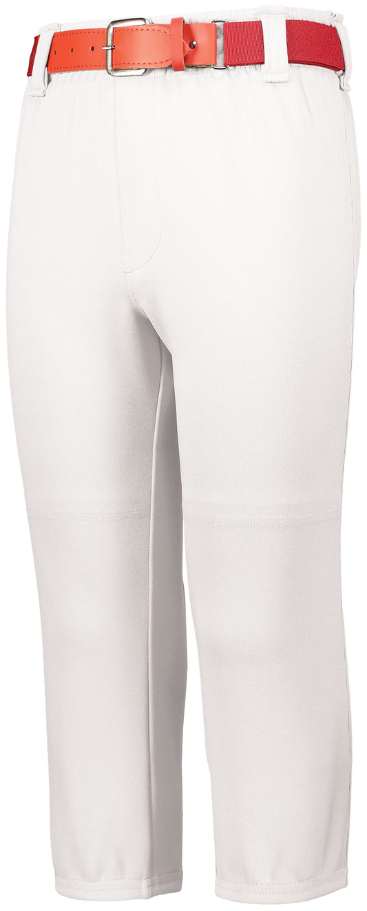 Augusta 6851 Youth Gamer Pull-Up Baseball Pant With Loops - White