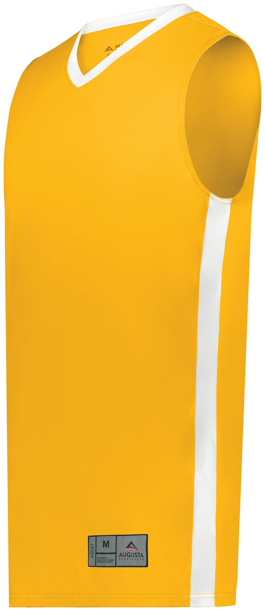 Augusta 6886 Match-Up Basketball Jersey - Gold/White