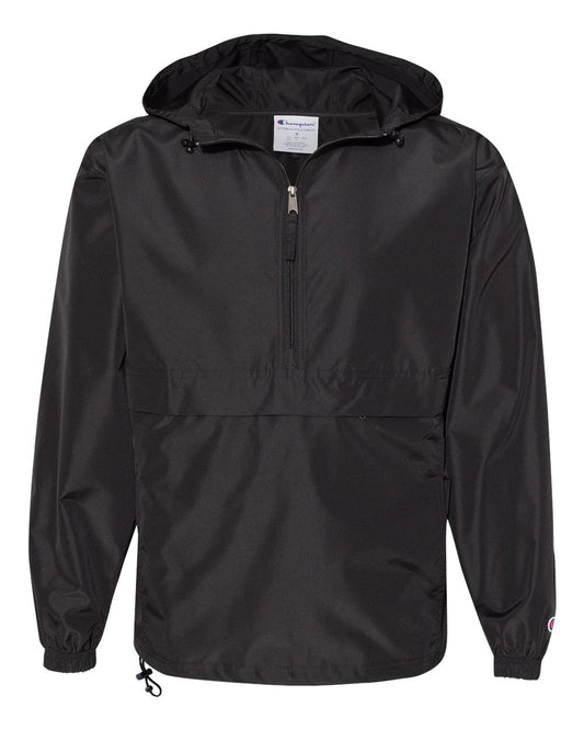 Champion CO200 Unisex Packable Anorak Jacket - Black