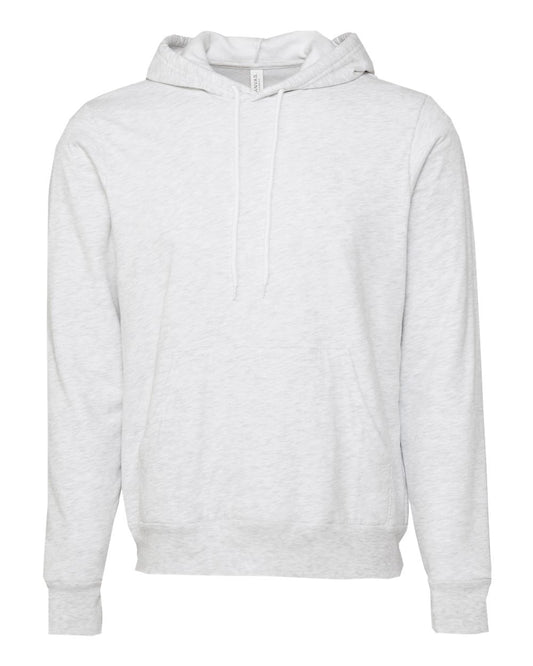 BELLA + CANVAS 3719C Unisex Sponge Fleece Hoodie Sweatshirt - Ash