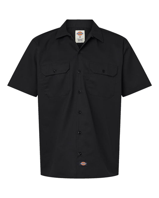 Dickies 2574 Men's Short Sleeve Work Shirt - Black
