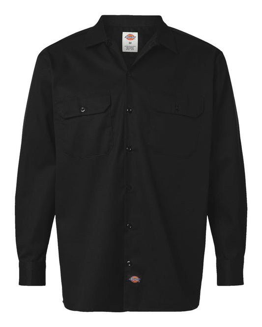 Dickies 5574 Men's Long Sleeve Work Shirt - Black
