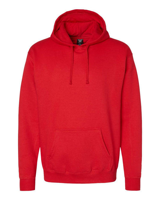 Hanes RS170 Unisex Perfect Sweats Hooded Sweatshirt - Athletic Red