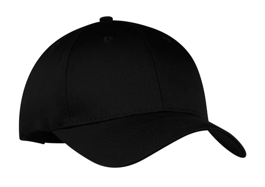 Port Authority CP80 Six-Panel Twill Cap - Black