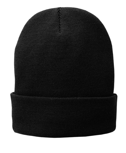 Port Authority CP90L Fleece-Lined Knit Cap - Black