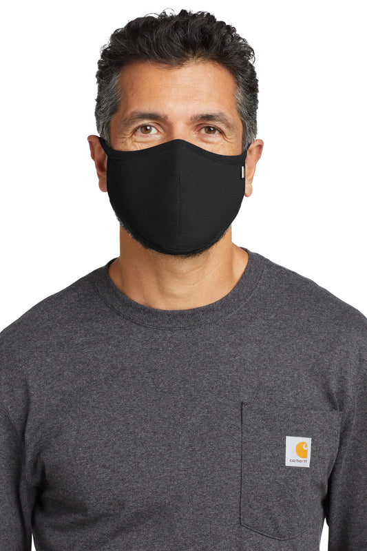 Carhartt CT105160 Cotton Ear Loop Face Mask (3 pack) - Black