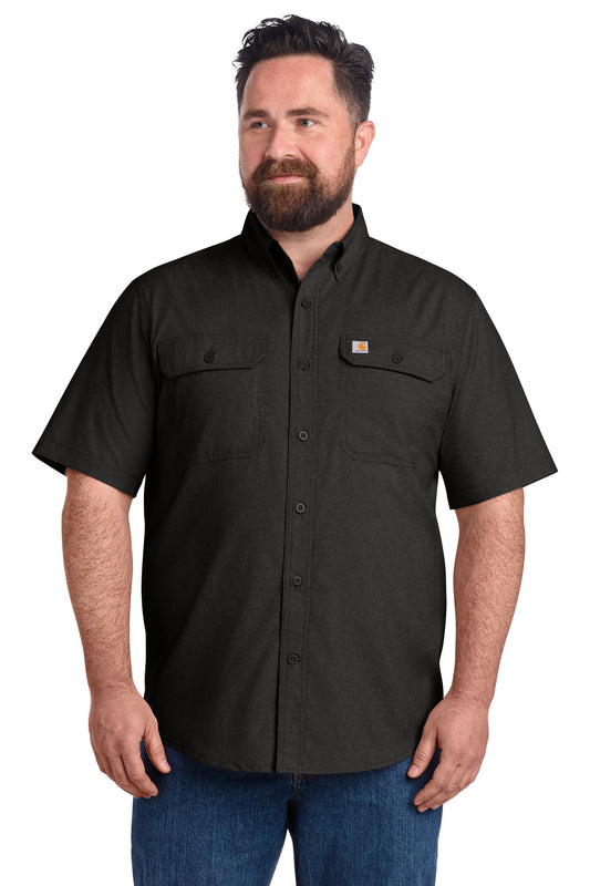 Carhartt Force CT105292 Solid Short Sleeve Shirt - Black