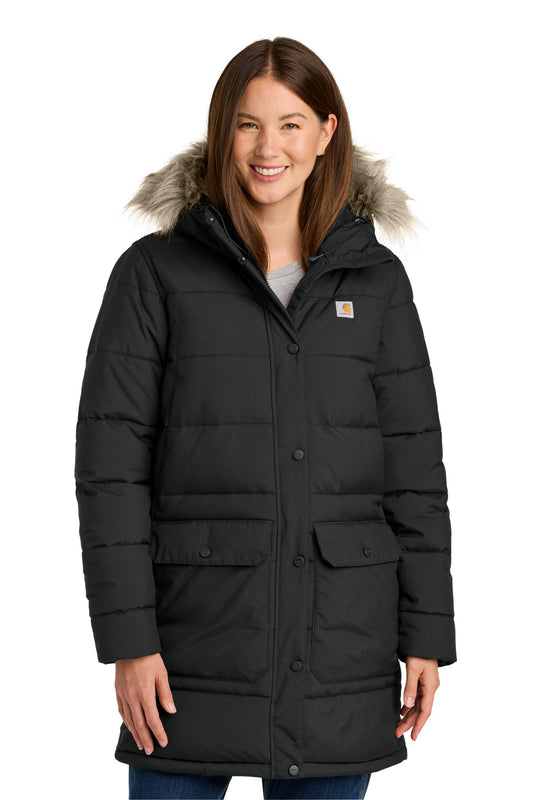 Carhartt CT105456 Women's Montana Insulated Hooded Coat - Black