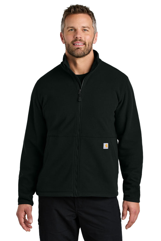 Carhartt CT106416 Textured Full-Zip Fleece Jacket - Black