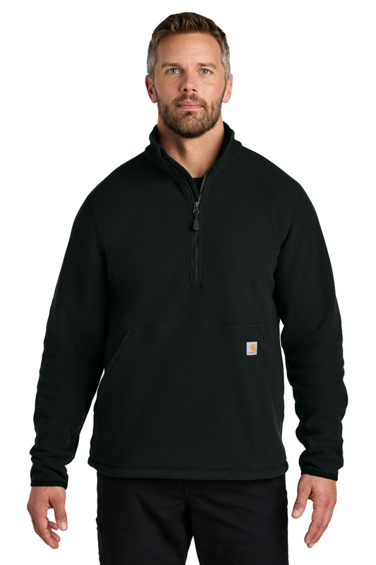 Carhartt CT106417 Textured 1/2-Zip Fleece Jacket - Black