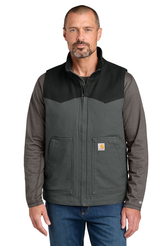 Carhartt CT106433 Montana Rugged Flex Duck Vest - Black/ Shadow Grey