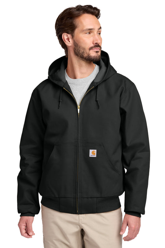 Carhartt CT106678 Thermal-Lined Duck Active Jac - Black