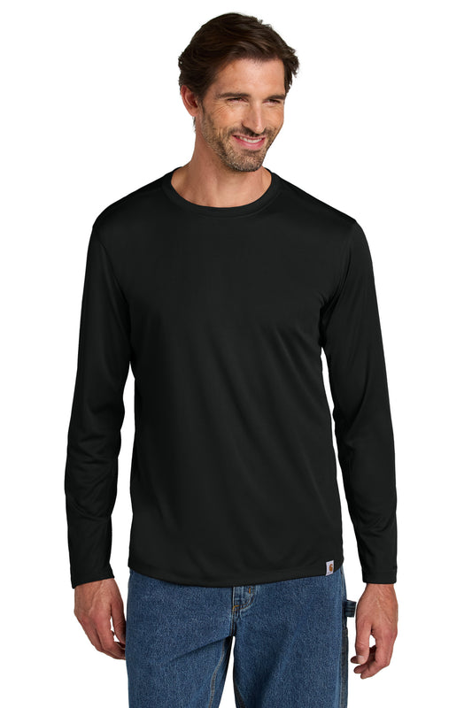 Carhartt Force CT106972 Sun Defender Long Sleeve T-Shirt - Black