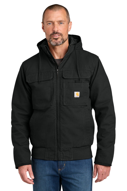 Carhartt CT106980 Full Swing Washed Duck Active Jac - Black
