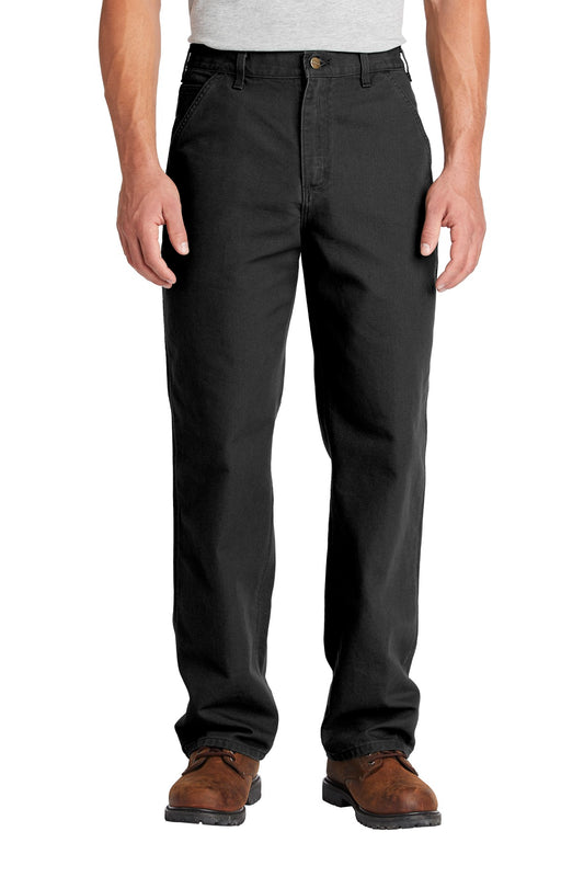 Carhartt CTB11 Washed-Duck Work Dungaree - Black