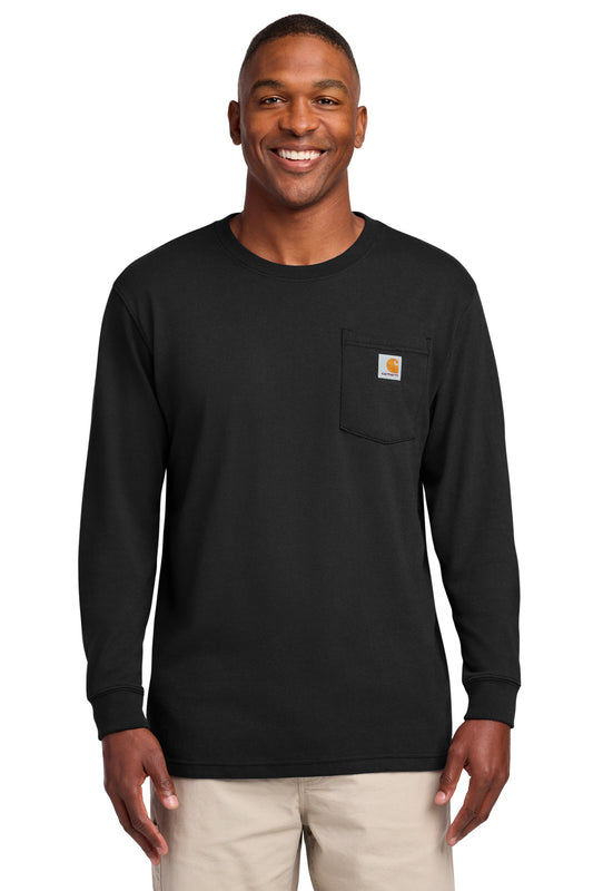 Carhartt CTK126 Workwear Pocket Long Sleeve T-Shirt - Black