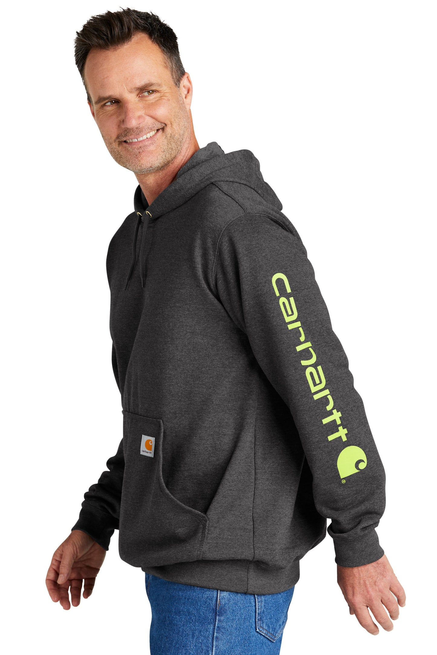 Carhartt® Midweight Hooded Logo Sweatshirt