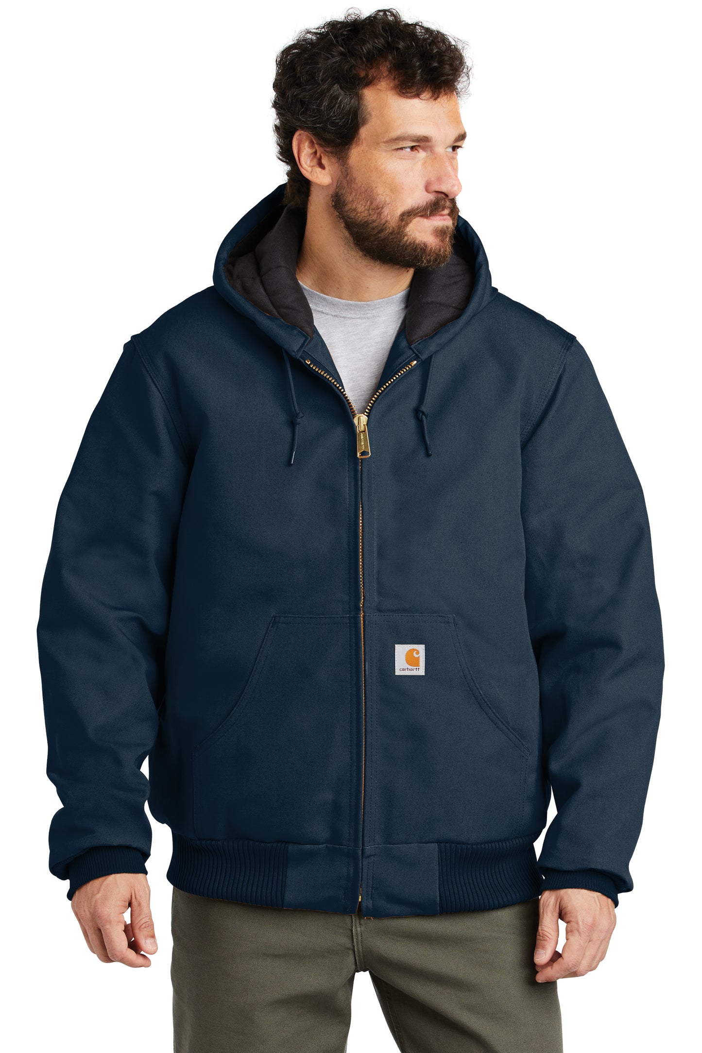 Carhartt ® Duck Active Jac con forro de franela acolchada