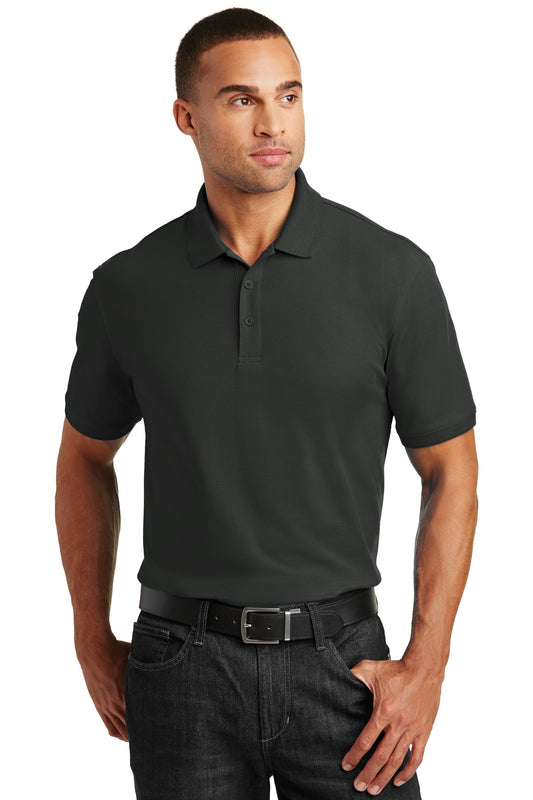 Port Authority K100 Core Classic Pique Polo - Deep Black