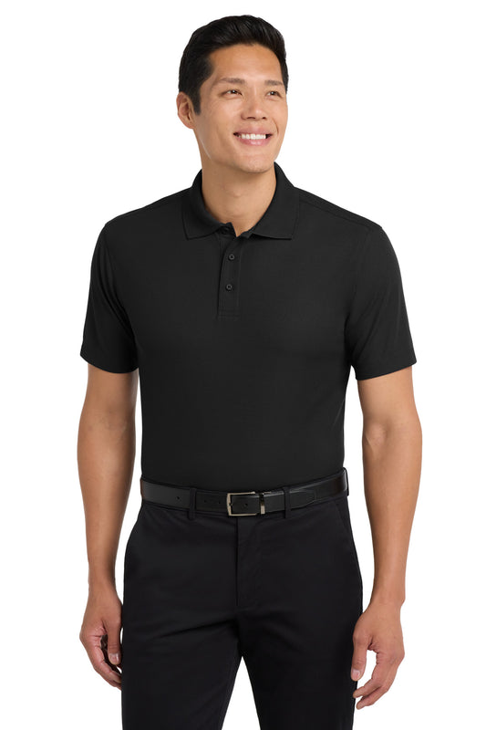 Port Authority K572 Dry Zone Grid Polo - Black