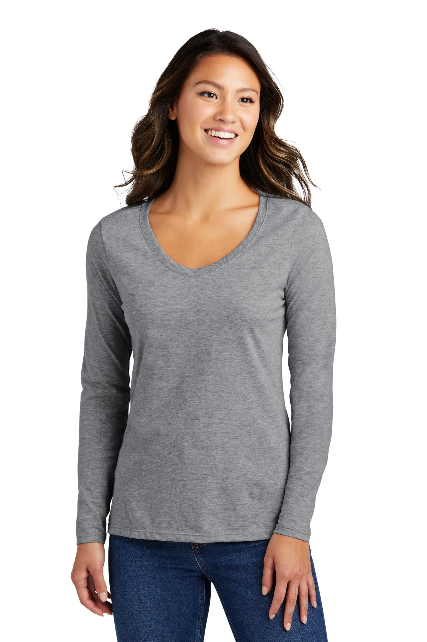 Women's Long Sleeve V-Neck Tee