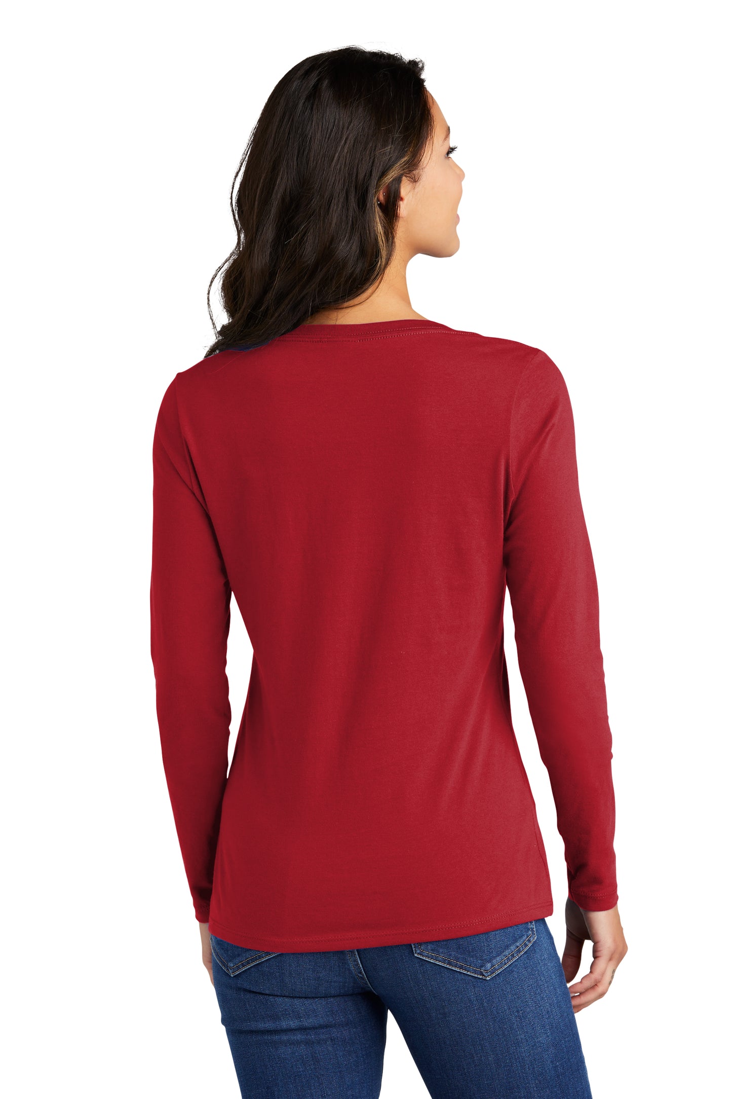 Women's Long Sleeve V-Neck Tee