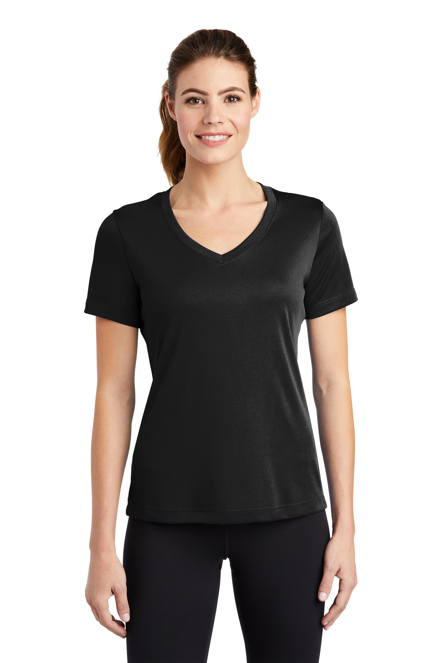 Camiseta con cuello en V PosiCharge® Competitor™ para mujer