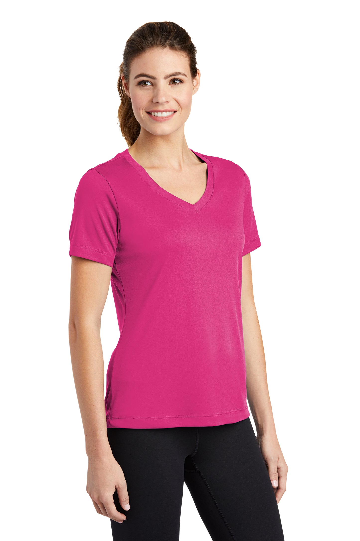 Camiseta con cuello en V PosiCharge® Competitor™ para mujer