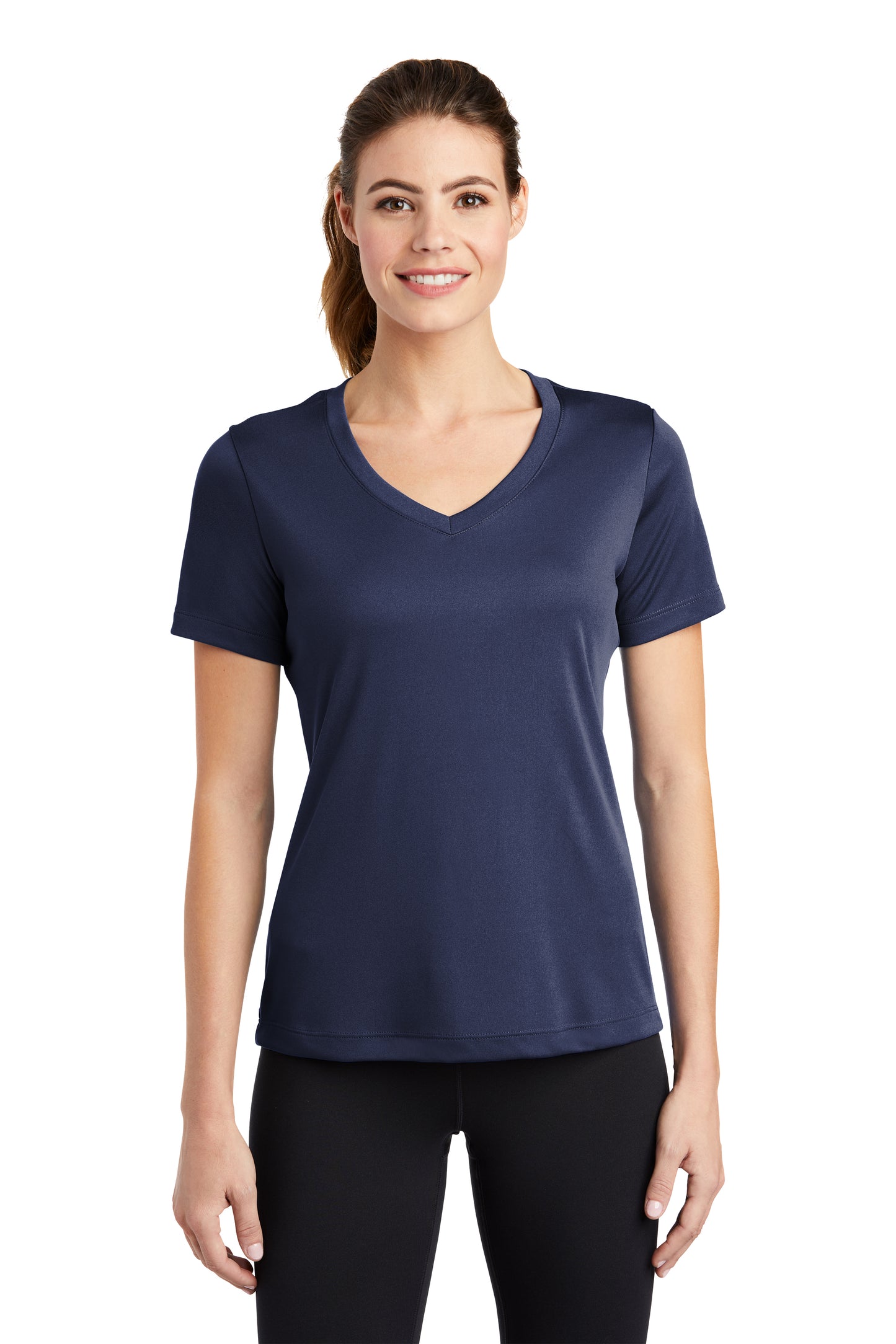 Camiseta con cuello en V PosiCharge® Competitor™ para mujer