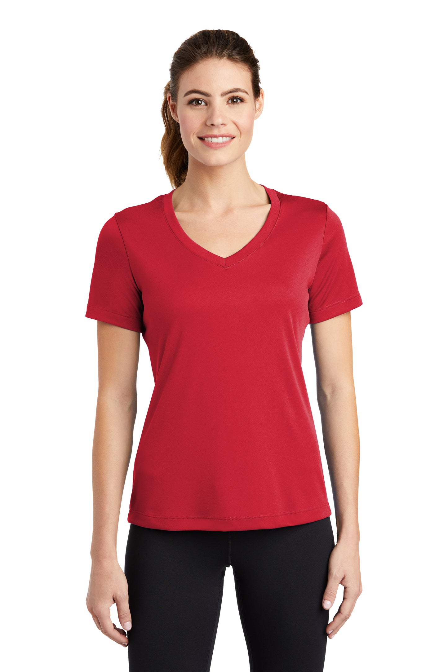 Camiseta con cuello en V PosiCharge® Competitor™ para mujer