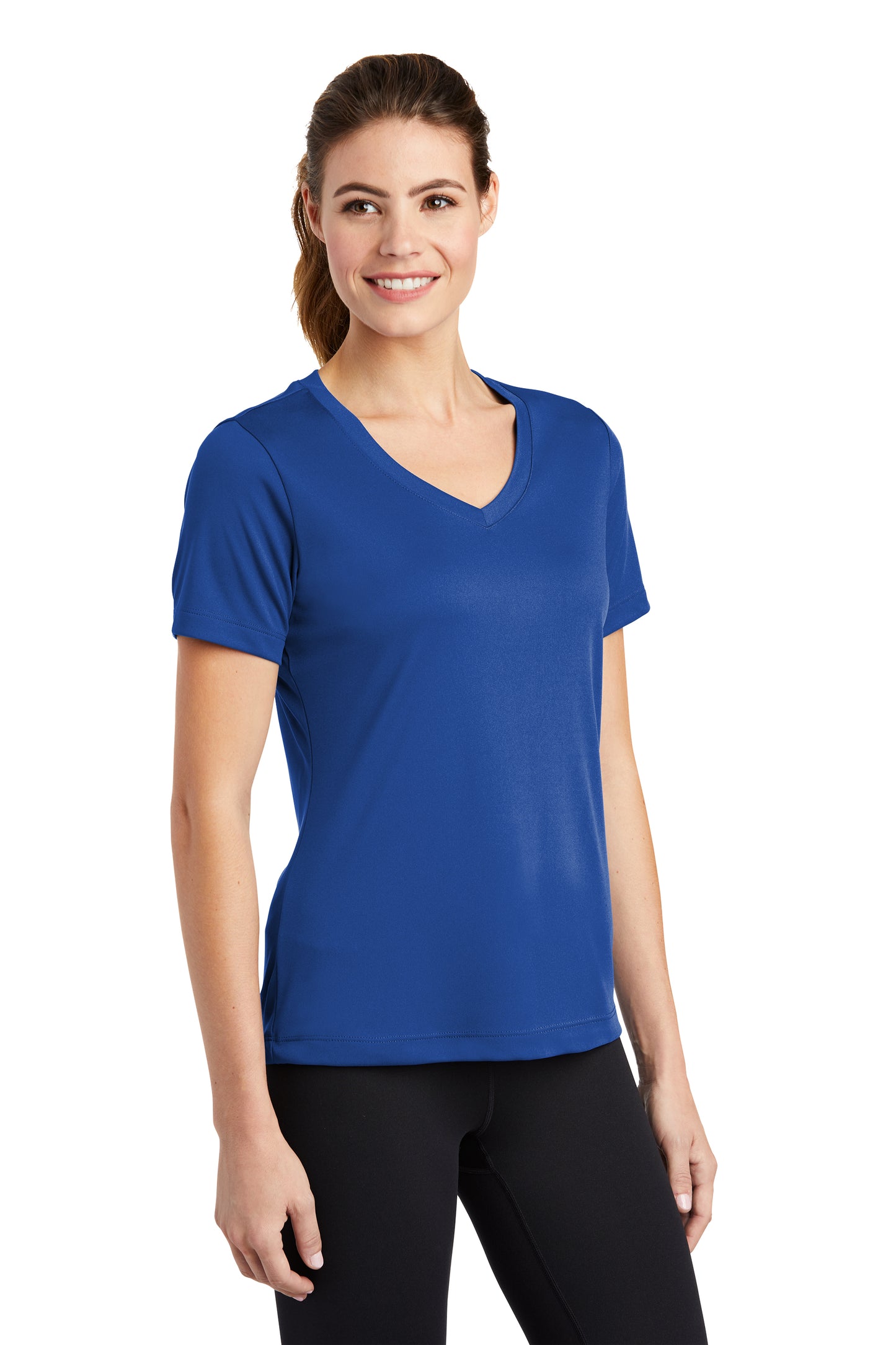 Camiseta con cuello en V PosiCharge® Competitor™ para mujer