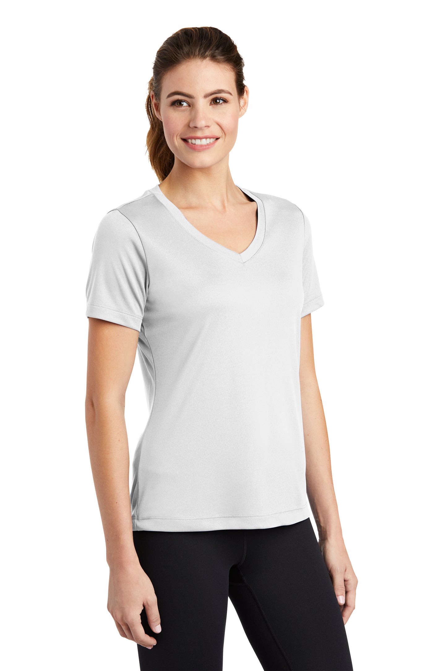 Camiseta con cuello en V PosiCharge® Competitor™ para mujer