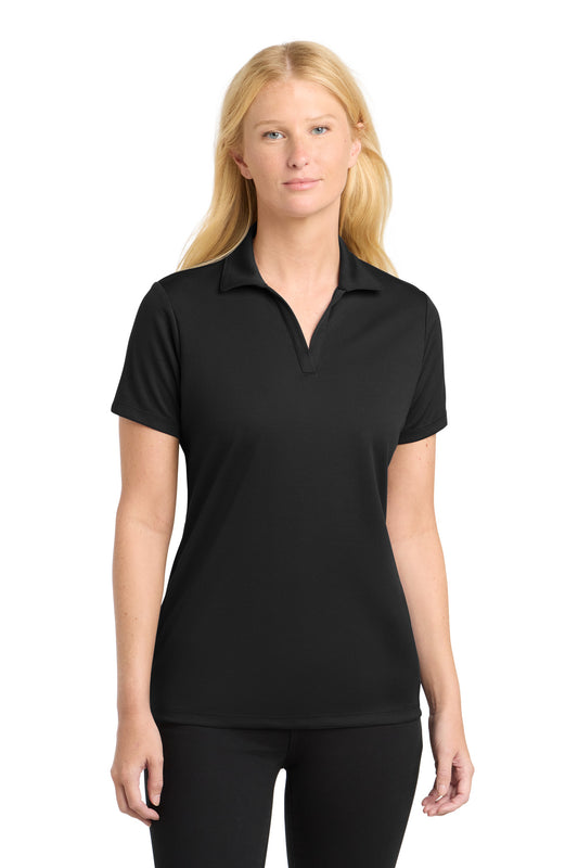 Sport-Tek LST640 Ladies PosiCharge RacerMesh Polo - Black