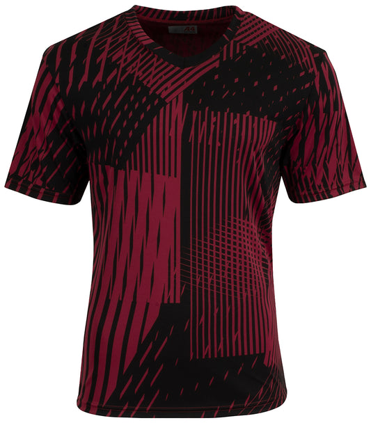 A4 N3553 Ricochet Soccer Jersey - Cardinal/Black