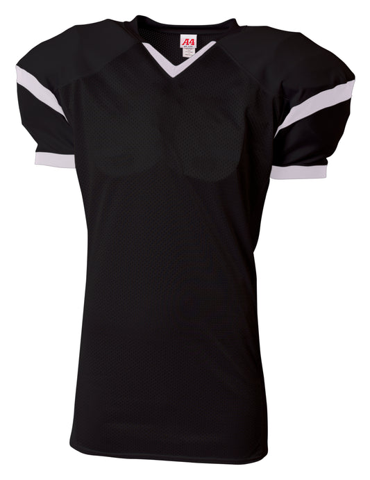 A4 N4265 Rollout Football Jersey - Black/White
