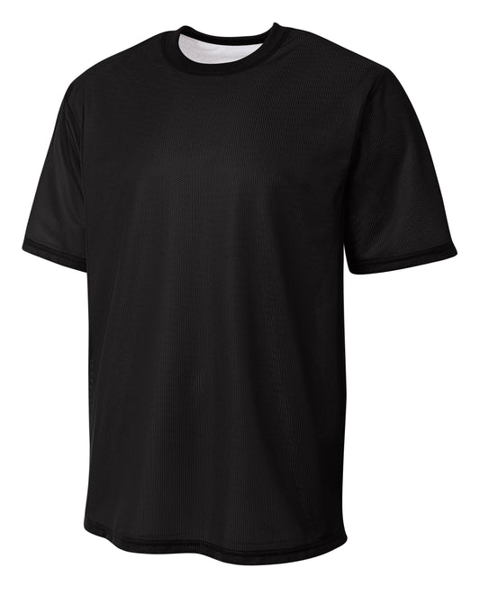 A4 NB3172 Youth Match Reversible Jersey - Black/White