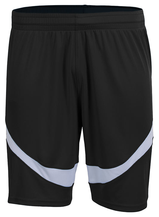 A4 NB5095 Youth Step Back Basketball Shorts - Black/White