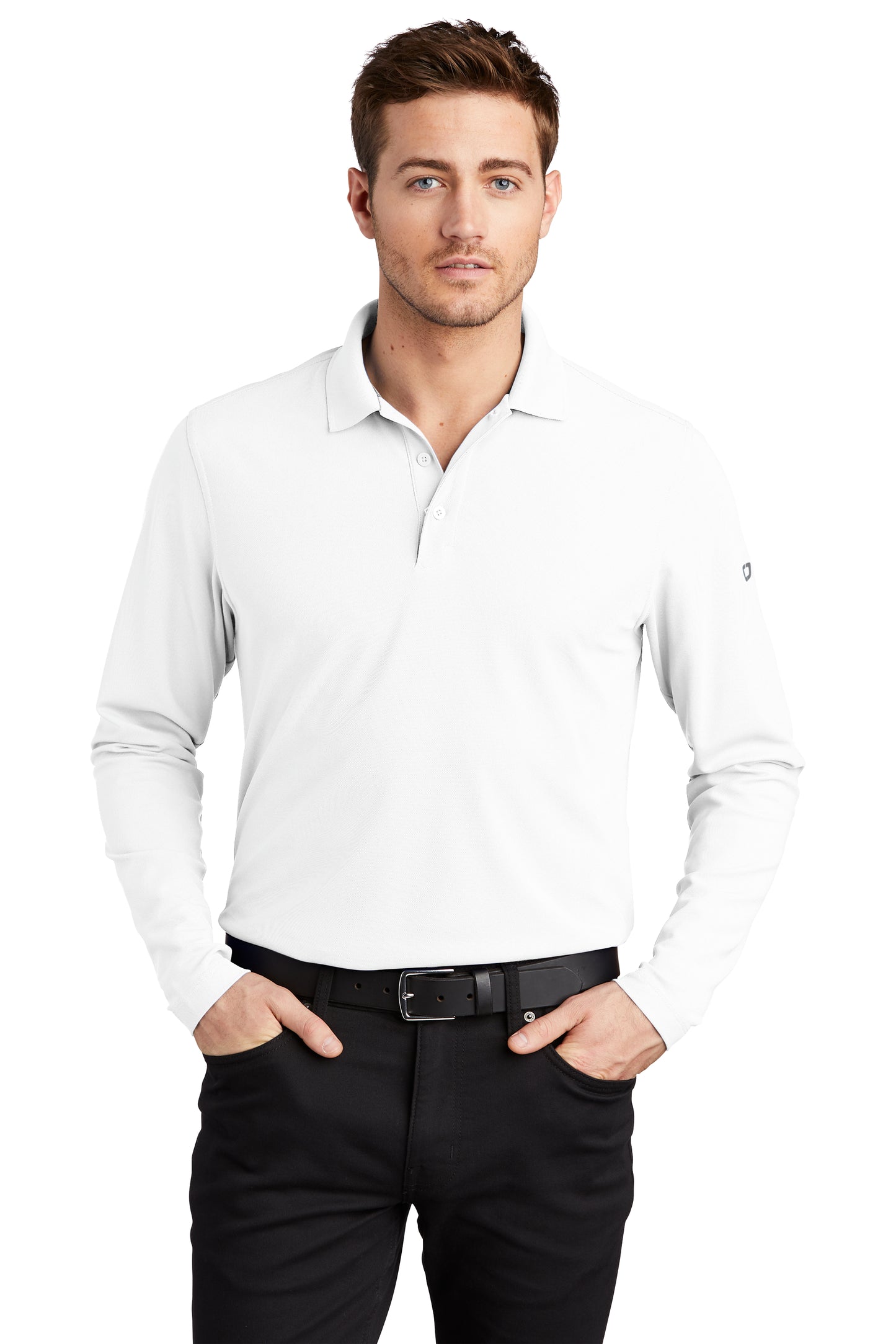 Polo de manga larga OGIO Calibre 2.0 para hombre